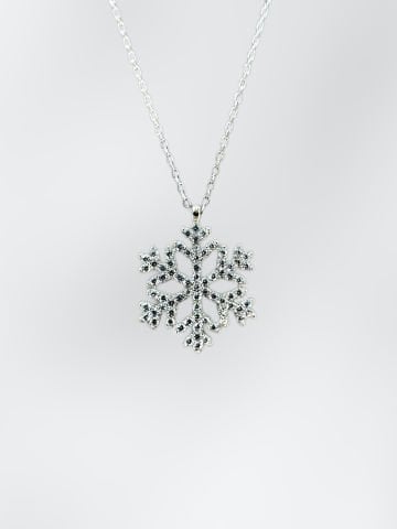 925 Ayar Gümüş Kar Tanesi Kolye