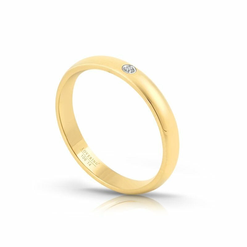 LVR106B Çelik Bayan  Alyans