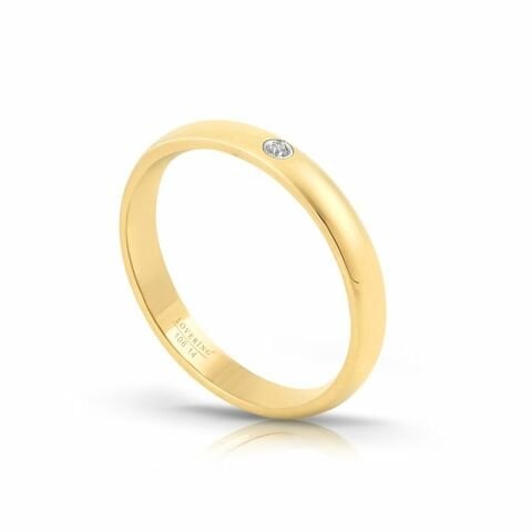 LVR106B Çelik Bayan  Alyans