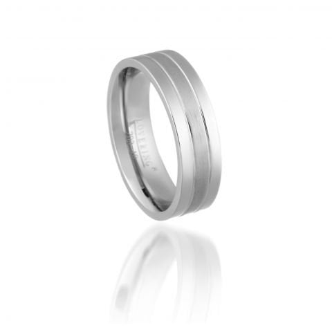 LVR203E Erkek Çelik Alyans