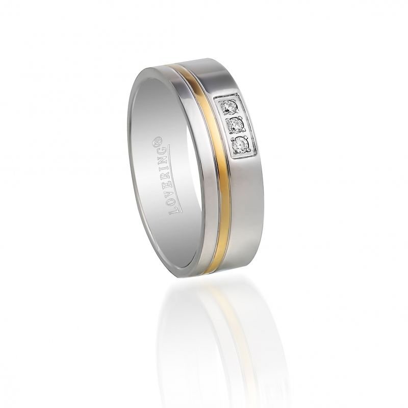 LVR430B Bayan Çelik Alyans