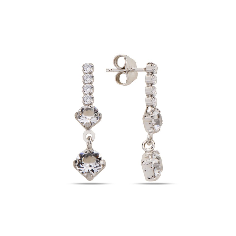 Maestro Essentials Sallantılı Tektaş Küpe