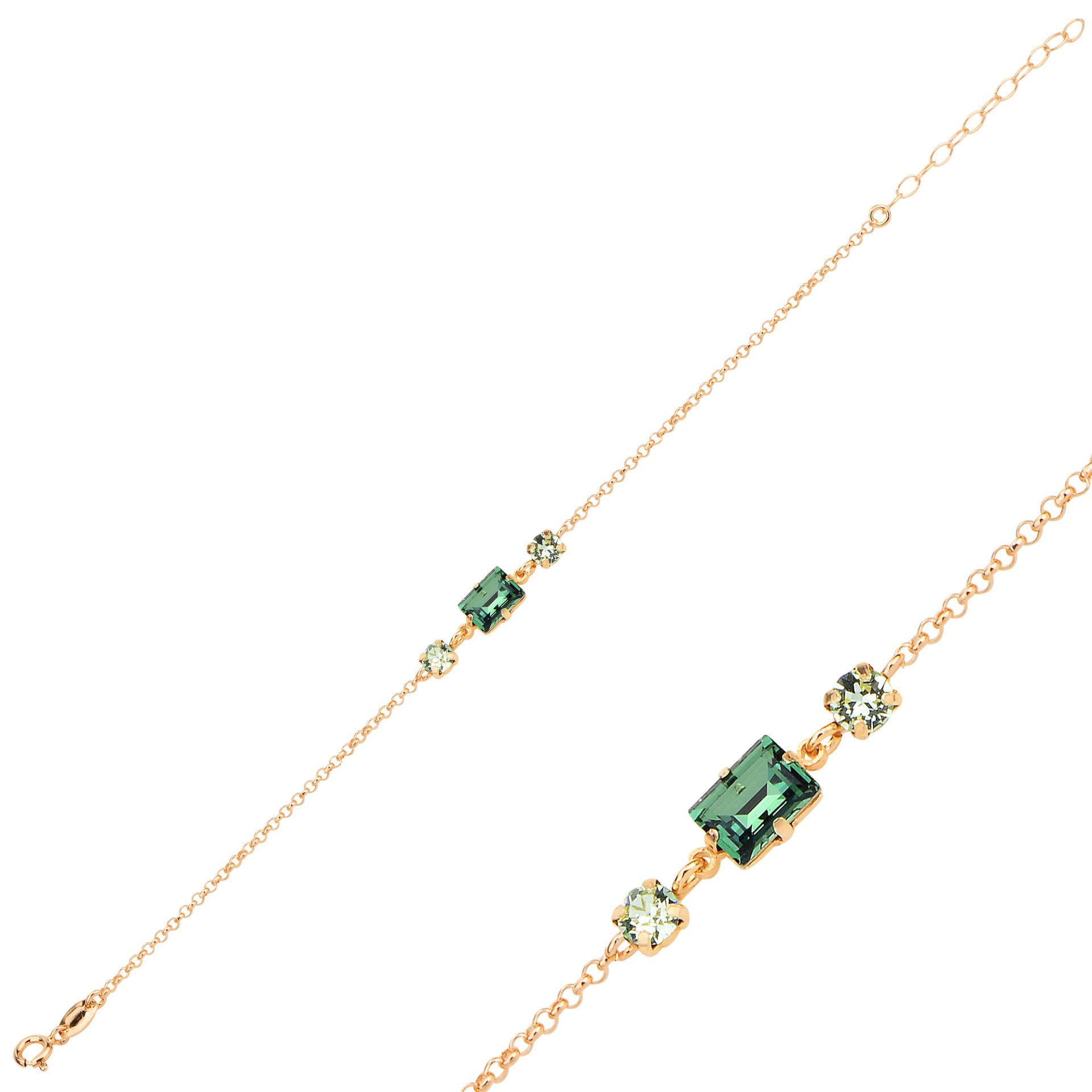 Sienna Swarovski Baget Bileklik