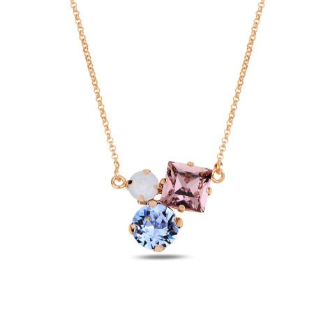 Gaia Kokteyl Swarovski Kolye