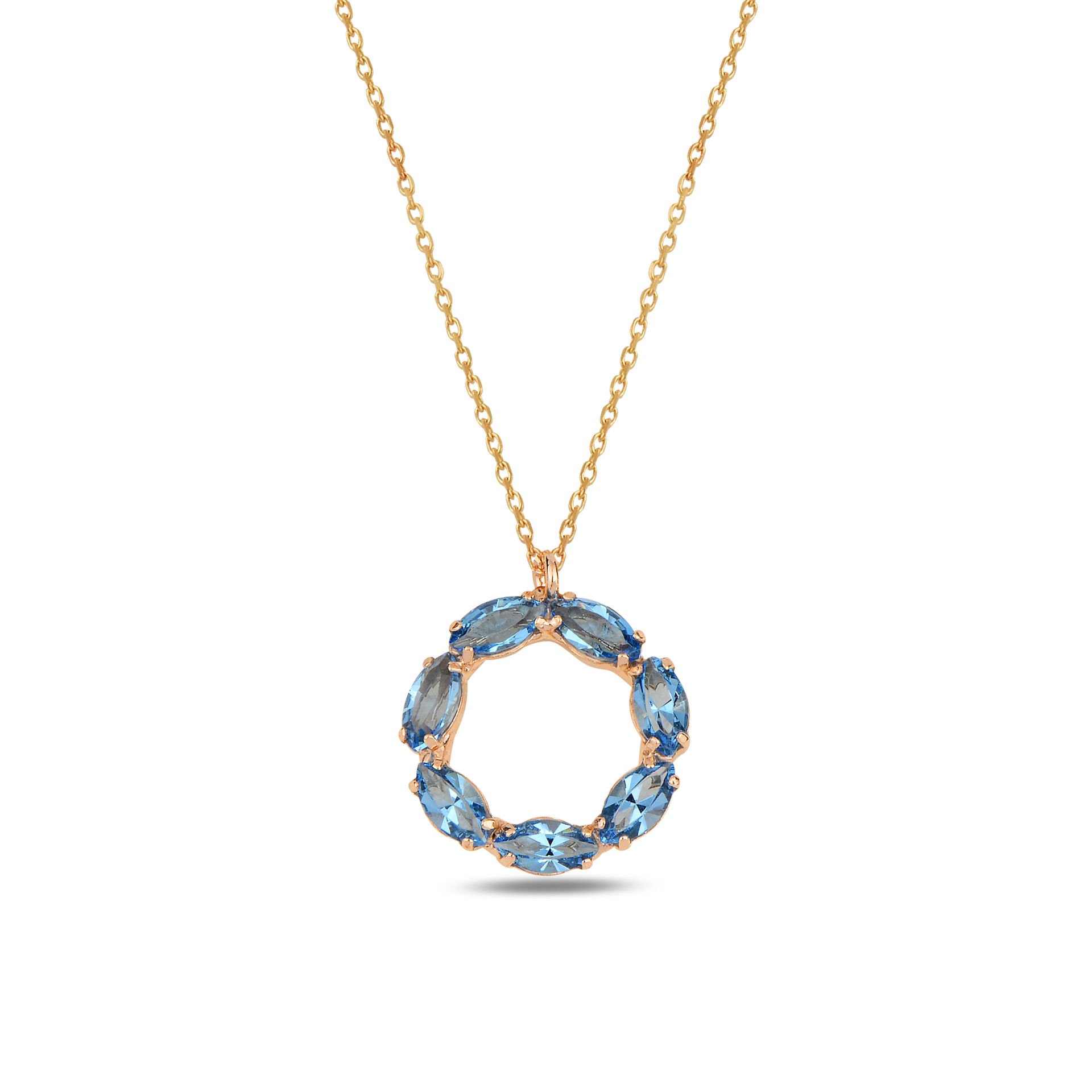 Neptune Swarovski Halka Kolye