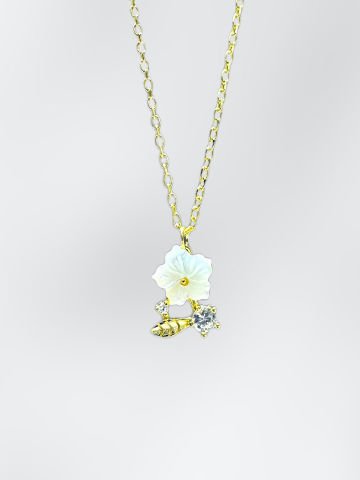 925 Ayar Gümüş Sedef Kolye