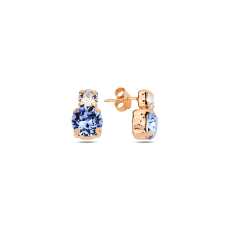 Duo Mini Swarovski Küpe