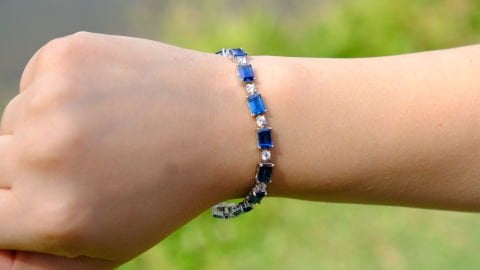 Sapphire Baget Suyolu Bileklik