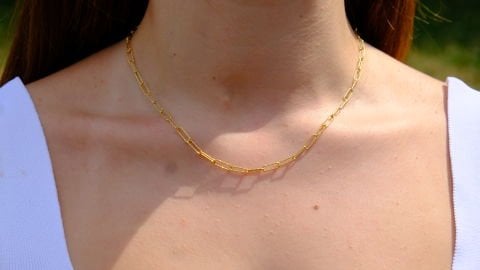 Gold Ataç Kolye