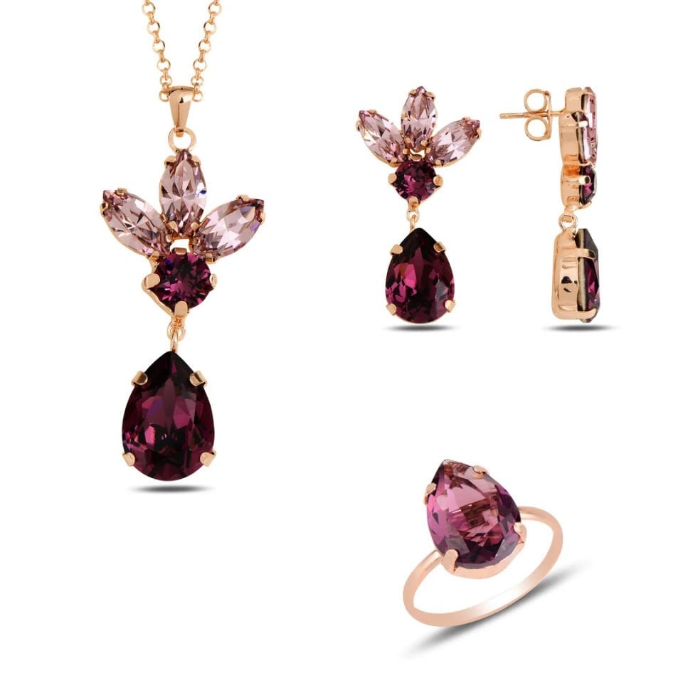 Flora Swarovski Set